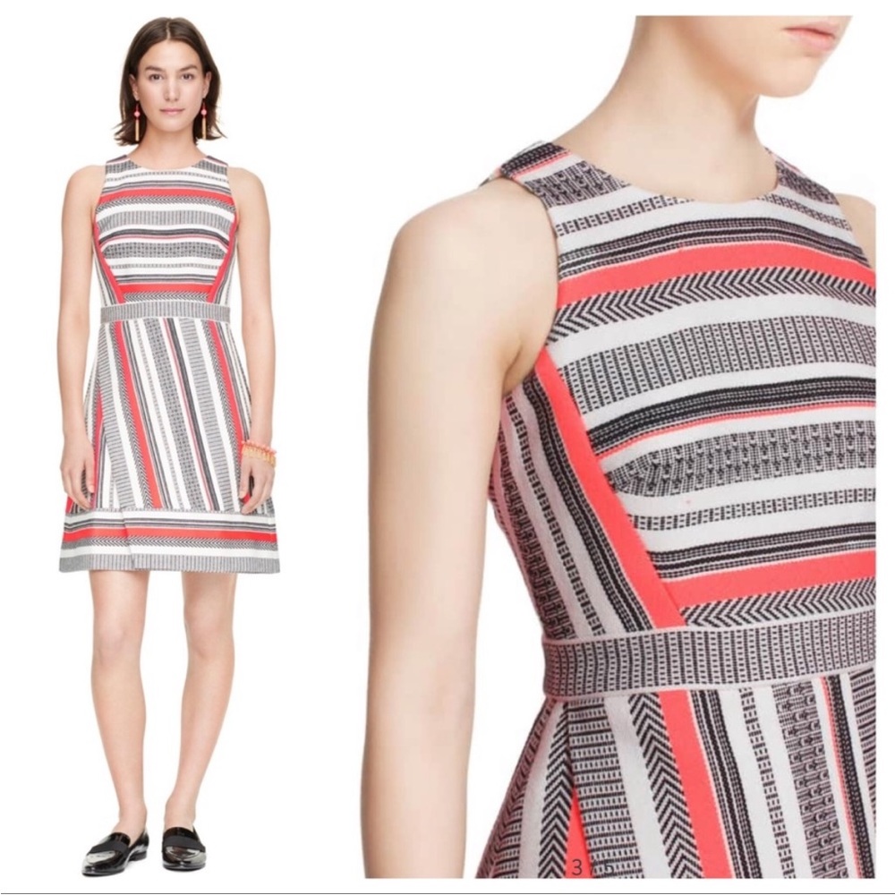 Kate Spade Ribbon Jacquard Dress